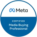 Certificado de Profesional en Compra de Medios de Meta, reflejando la pericia de Coriolano en gestión publicitaria.